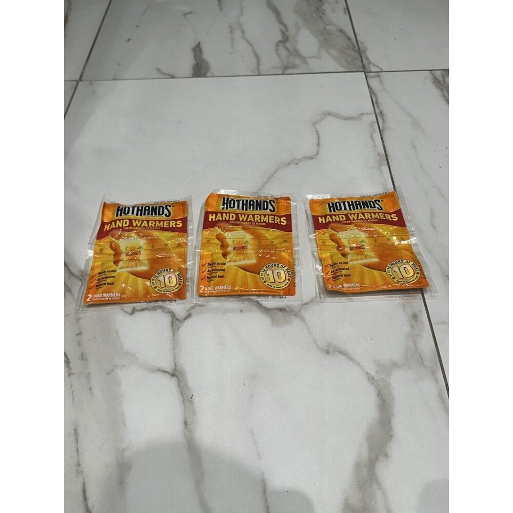 Three Pairs HotHands Hand Warmers Up To 10 Hours Of Heat Exp 5/25